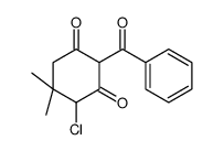 2-benzoyl-4-chloro-5,5-dimethylcyclohexane-1,3-dione Structure