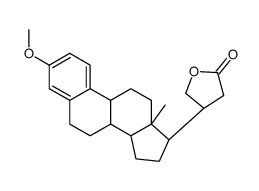 (4R)-4-[(8S,9S,13S,14R,17R)-3-methoxy-13-methyl-6,7,8,9,11,12,14,15,16,17-decahydrocyclopenta[a]phenanthren-17-yl]oxolan-2-one Structure