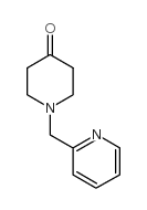 1-(pyridin-2-ylmethyl)piperidin-4-one structure