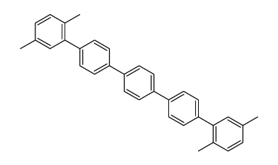 2-[4-[4-[4-(2,5-dimethylphenyl)phenyl]phenyl]phenyl]-1,4-dimethylbenzene Structure