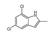 5,7-dichloro-2-methyl-1H-indole picture