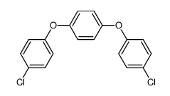 1,4-bis-(4-chlorophenoxy)benzene Structure