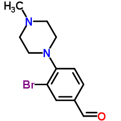 3-溴-4-(4-甲基-1-哌嗪基)苯甲醛图片