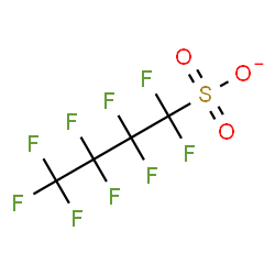 1-Butanesulfonicacid, 1,1,2,2,3,3,4,4,4-nonafluoro-, ion(1-) Structure