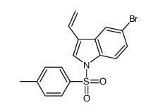 5-bromo-3-ethenyl-1-(4-methylphenyl)sulfonylindole Structure