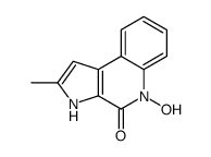 5-hydroxy-2-methyl-3H-pyrrolo[2,3-c]quinolin-4-one Structure