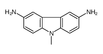 9-methyl-9H-carbazole-3,6-diamine结构式