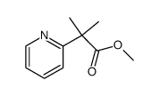 methyl 2-methyl-2-(pyridin-2-yl)propanoate Structure