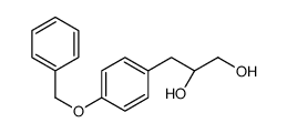 (2S)-3-(4-phenylmethoxyphenyl)propane-1,2-diol Structure