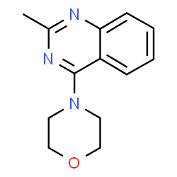 4-(2-methylquinazolin-4-yl)morpholine structure