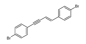 1-bromo-4-[4-(4-bromophenyl)but-1-en-3-ynyl]benzene Structure