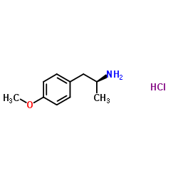 (S)-2-(4-Methoxyphenyl)-1-Methylethanamine Hydrochloride结构式
