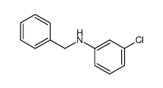N-benzyl-3-chloroaniline结构式