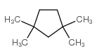 1,1,3,3-tetramethylcyclopentane Structure