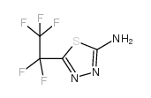 5-PENTAFLUOROETHYL-[1,3,4]THIADIAZOL-2-YLAMINE结构式