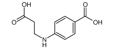 4-(2-carboxyethylamino)benzoic acid Structure