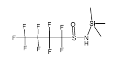 N-(Trimethylsilyl)-1,1,2,2,3,3,4,4,4-nonafluorobutane-1-sulfinamide结构式