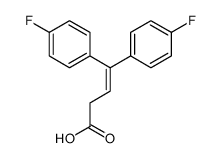 4,4-bis(4-fluorophenyl)but-3-enoic acid结构式