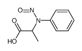 N-nitroso-N-phenyl-DL-alanine Structure