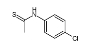 N-(4-chlorophenyl)ethanethioamide Structure