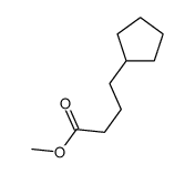 methyl 4-cyclopentylbutanoate结构式