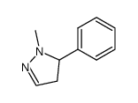 4,5-Dihydro-1-methyl-5-phenyl-1H-pyrazole Structure