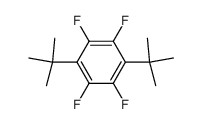 1,4-Bis-tert-butyl-tetrafluorbenzol结构式