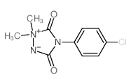 4-(4-chlorophenyl)-1,1-dimethyl-2,4-diaza-1-azoniacyclopentane-3,5-dione Structure