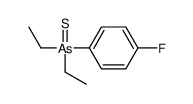 diethyl-(4-fluorophenyl)-sulfanylidene-λ5-arsane Structure