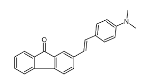 2-[2-[4-(dimethylamino)phenyl]ethenyl]fluoren-9-one Structure