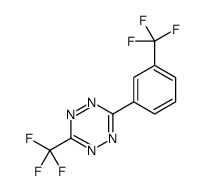 3-(trifluoromethyl)-6-[3-(trifluoromethyl)phenyl]-1,2,4,5-tetrazine结构式