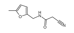 2-Cyano-N-(5-methyl-furan-2-ylmethyl)-acetamide结构式
