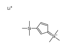 lithium,trimethyl-(3-trimethylsilylcyclopenta-1,4-dien-1-yl)silane结构式