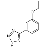 5-(3-ethoxyphenyl)-2H-tetrazole结构式