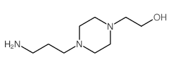 2-[4-(3-aminopropyl)piperazin-1-yl]ethanol structure