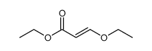 2-Propenoic acid, 3-ethoxy-, ethyl ester, (E)- Structure