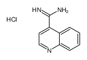 quinoline-4-carboximidamide,hydrochloride Structure