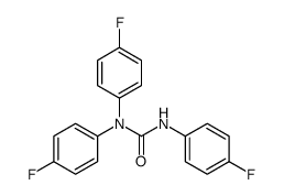 1,1,3-tris(4-fluorophenyl)urea结构式