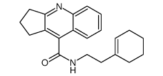 1H-Cyclopenta[b]quinoline-9-carboxamide,N-[2-(1-cyclohexen-1-yl)ethyl]-2,3-dihydro-(9CI) Structure