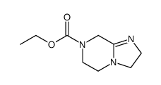 2,3,5,6,7,8-hexahydro-imidazo[1,2-a]pyrazine-7-carboxylic acid ethyl ester Structure