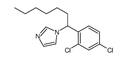 1-[1-(2,4-dichlorophenyl)heptyl]imidazole Structure