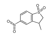 3-methyl-5-nitro-2,3-dihydro-1-benzothiophene 1,1-dioxide Structure