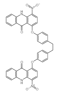 9(10H)-Acridinone,1,1'-[1,2-ethanediylbis(4,1-phenyleneoxy)]bis[4-nitro- (9CI) Structure