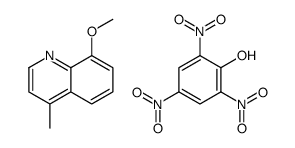 8-methoxy-4-methylquinoline,2,4,6-trinitrophenol结构式