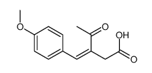 3-[(4-methoxyphenyl)methylidene]-4-oxopentanoic acid Structure