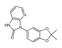 3-(2,2-dimethyl-benzo[1,3]dioxol-5-yl)-1,3-dihydro-imidazo[4,5-b]pyridin-2-one Structure