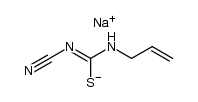 1-allyl-3-cyanothiourea sodium salt结构式