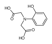 N-(2-hydroxyphenyl)iminodiacetic acid结构式