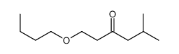 1-butoxy-5-methylhexan-3-one结构式