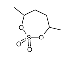 4,7-dimethyl-1,3,2-dioxathiepane 2,2-dioxide Structure